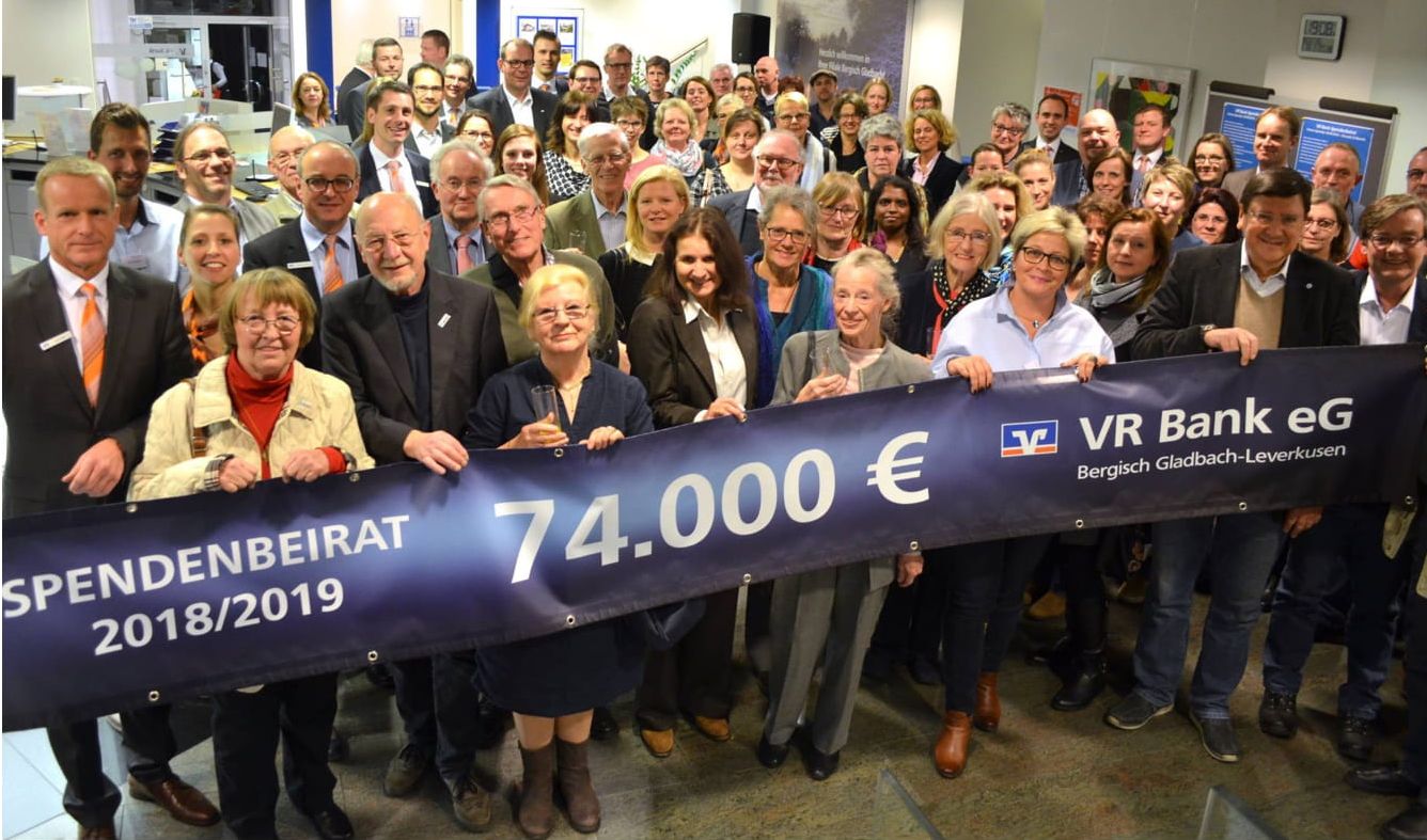 74.000 € Spenden an gemeinnützige Verein – wir sind dabei!